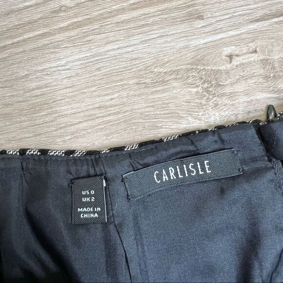 Carlisle Leopard Print Wool Pencil Skirt Size 0 - Picture 10 of 11